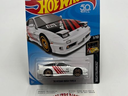 Hot Wheels 2018 ‘96 Nissan 180SX Type X White #214 82C Cheap