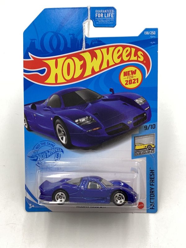 2021 Hot Wheels #138 Nissan R390 GTI Blue 80A Online Hot Sale