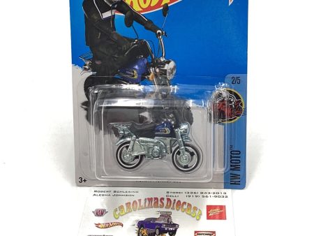 2017 Hot Wheels HW Moto #115 Honda Monkey Z50 78A Hot on Sale