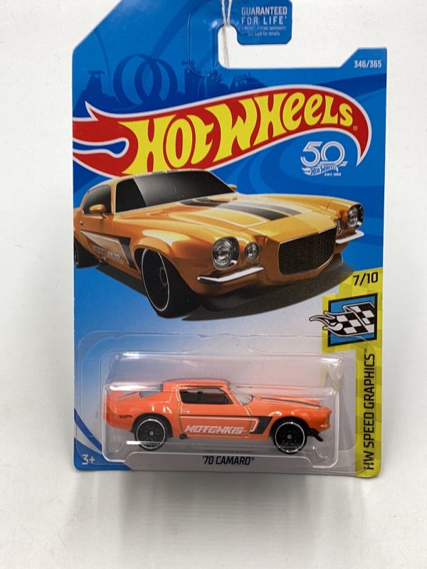 2018 Hot Wheels #346 70 Camaro Orange 17G Discount