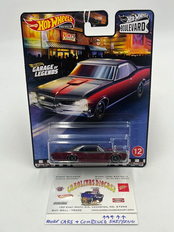 Hot Wheels Premium Boulevard #12 ‘66 Pontiac GTO 265G Fashion