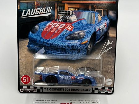 Hot Wheels Premium Boulevard #51 ‘12 Corvette Z06 Drag Racer 263A Online now