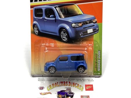 Matchbox Metro Rides #30 Nissan Cub rare blue color with protector Hot on Sale