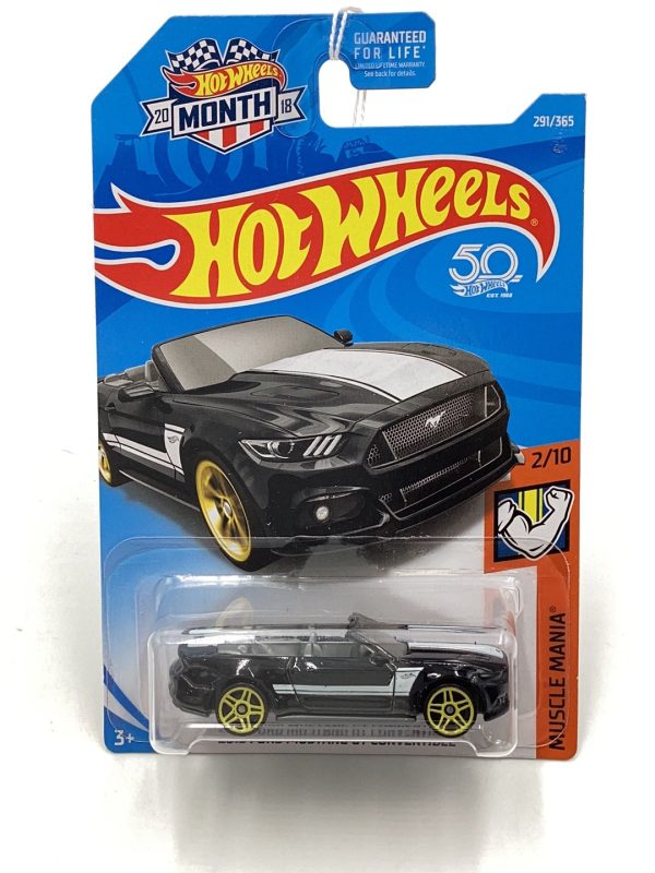 2018 Hot Wheels #291 2015 Ford Mustang GT Convertible 30D Online Hot Sale