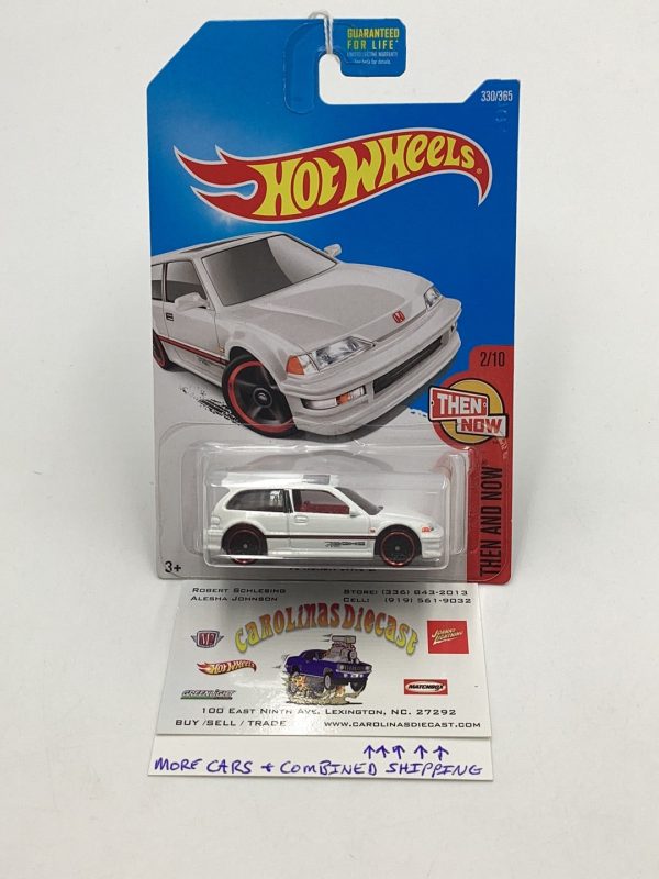 2017 Hot Wheels #330 Then and Now 90 Honda Civic EF 76A Cheap