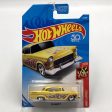 2018 Hot Wheels #12 55 Chevy Yellow 9G For Sale