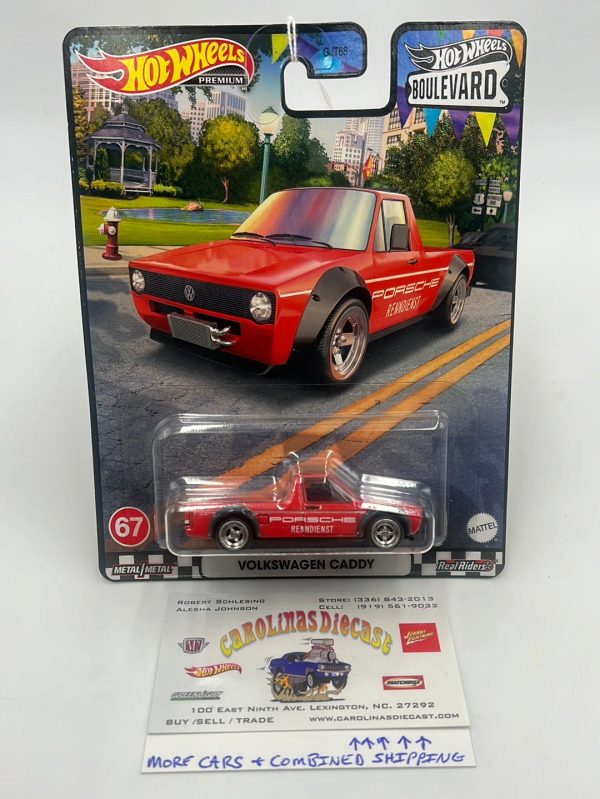 Hot Wheels Premium Boulevard #67 Volkswagen Caddy 262i Hot on Sale