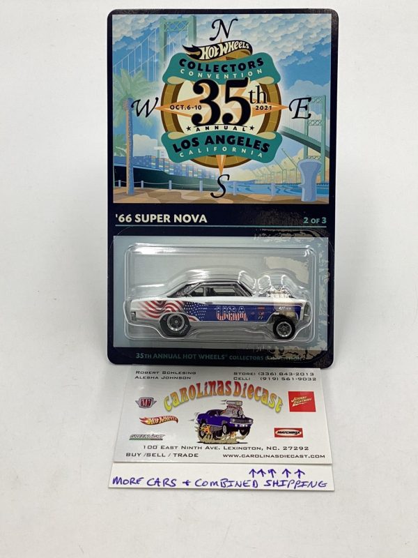 2021 Hot Wheels 35th Annual Collectors Convention ‘66 Super Nova 05453 06200 Online now