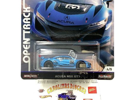 Hot Wheels Open Track #4 Acura NSX GT3 245Q Online Hot Sale