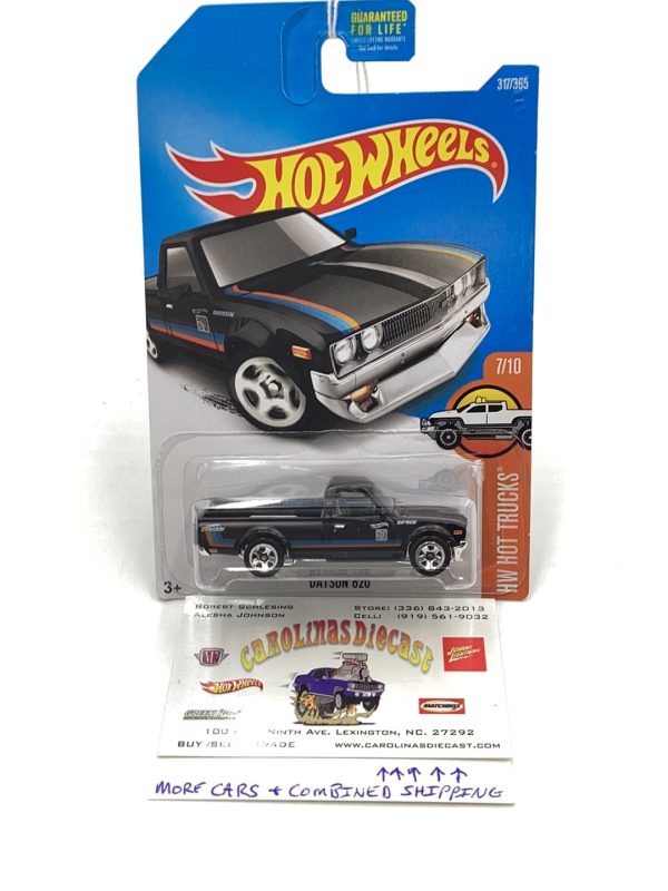 2017 Hot Wheels Hot Trucks #317 Datsun 620 Black 88D Discount