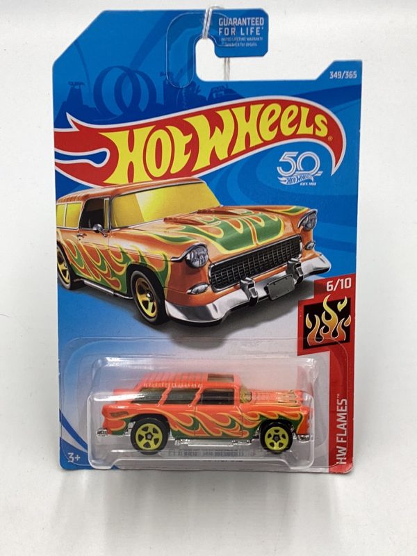 2018 Hot Wheels #349 Classic 55 Nomad Orange 5G Discount