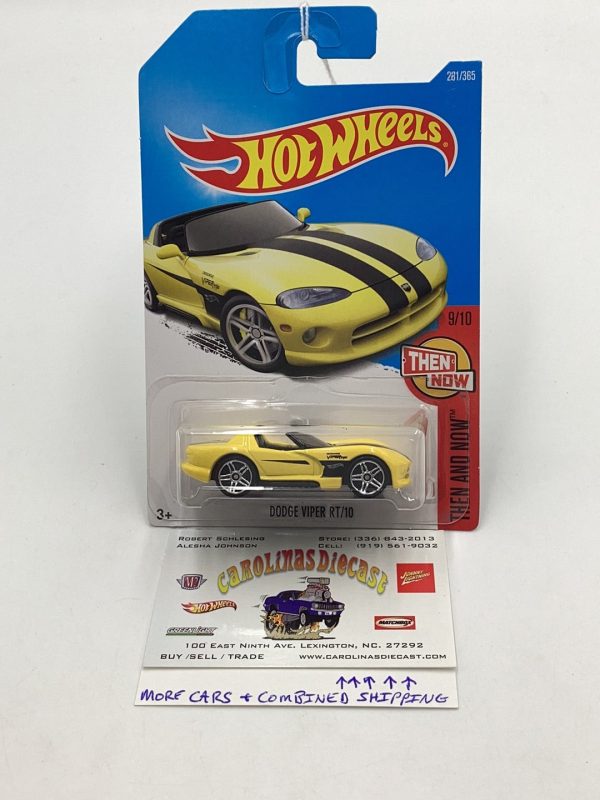 2017 Hot Wheels #281 Dodge Viper RT 10 Then and Now 52D Online