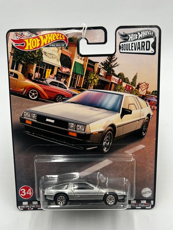 Hot Wheels Premium Boulevard #34 DMC Delorean 261F Online Sale