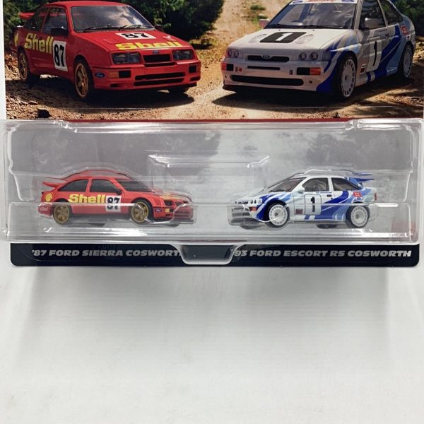 Hot wheels car culture team 2 pack target 87 Ford Sierra Cosworth 93 Ford Escort RS Cosworth 282A Cheap