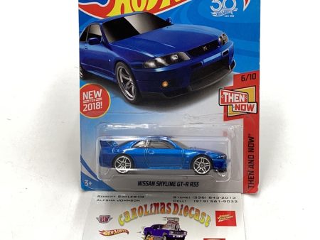 2018 Hot Wheels #46 Nissan skyline GT-R R33 82F Supply