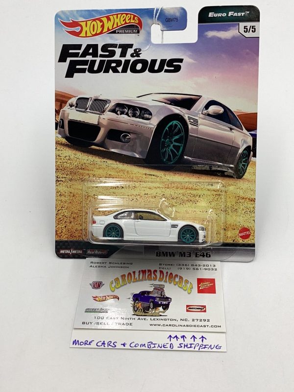 Hot Wheels fast and furious Euro Fast #5 BMW M3 E46 247D Online