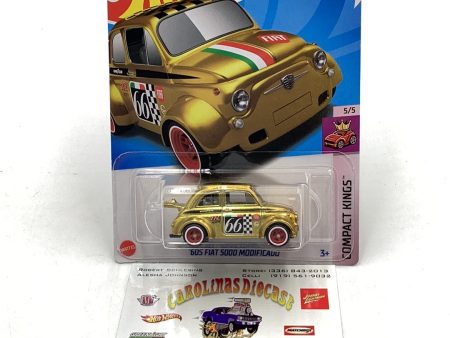 2024 Hot Wheels Super Treasure Hunt #117 60s Fiat 500D Modificado with protector For Discount