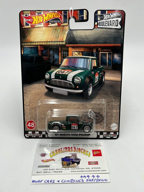 Hot Wheels Premium Boulevard #48 ‘67 Austin Mini Pickup 260H Online Sale