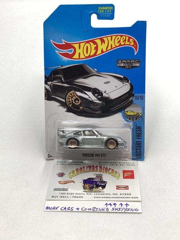 2017 Hot Wheels Zamac #10 Porsche 993 GT2 with protector Fashion