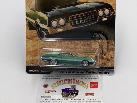 Hot Wheels premium fast and furious #2 Motor City Muscle 72 Ford Gran Torino Sport 246R Online Sale