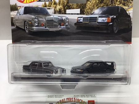 Hot wheels car culture team 2 pack target exclusive 72 Mercedes Benz 280 190E Hot on Sale