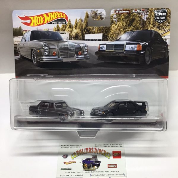 Hot wheels car culture team 2 pack target exclusive 72 Mercedes Benz 280 190E Hot on Sale