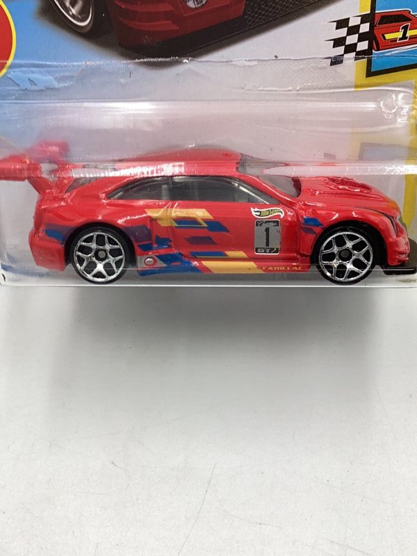 2018 Hot Wheels 2018 #198 16 Cadillac ATS-V R Red 46G Supply