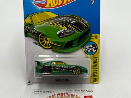 Hot Wheels 2017 - Toyota Supra Green #117 94A Online Sale