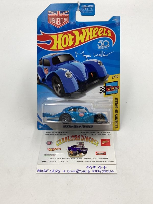 2018 Hot Wheels #2 Volkswagen Kafer Racer Blue 96B Online now