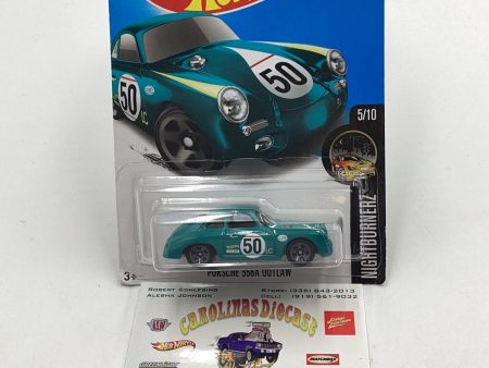 2017 Hot Wheels Nightburnerz #325 Porsche 356A Outlaw 98D Discount