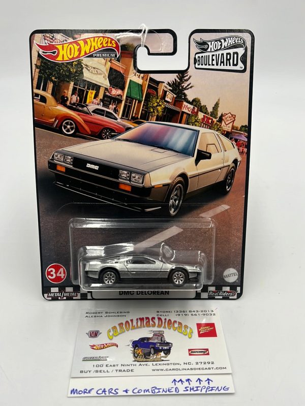 Hot Wheels Premium Boulevard #34 DMC Delorean 261F Online Sale