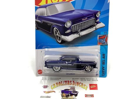 2022 hot wheels super treasure hunt #20 55 Chevy W Protector on Sale