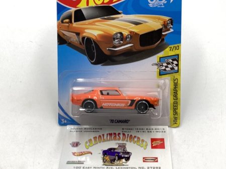 2018 Hot Wheels #346 70 Camaro Orange 17G Discount