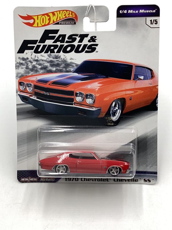 Hot wheels premium fast and furious #1 1 4 mile Muscle 1970 Chevrolet Chevelle SS 247A Discount