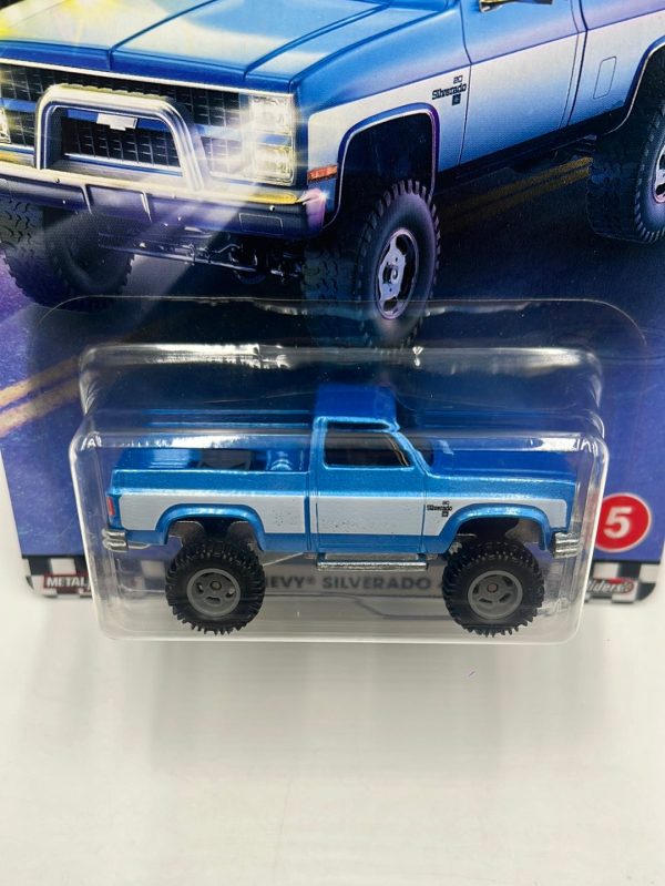 Hot Wheels Premium Boulevard #5 ‘83 Chevy Silverado 4x4 265D Online now