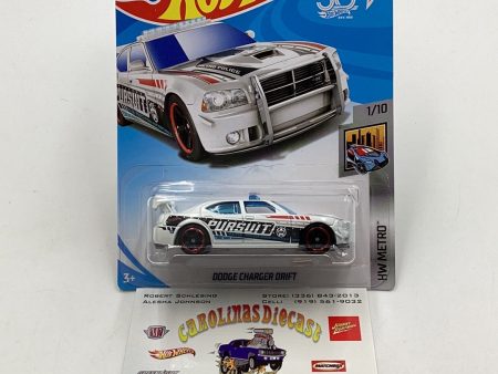 2018 Hot Wheels #208 Dodge Charger Drift White 58D For Cheap