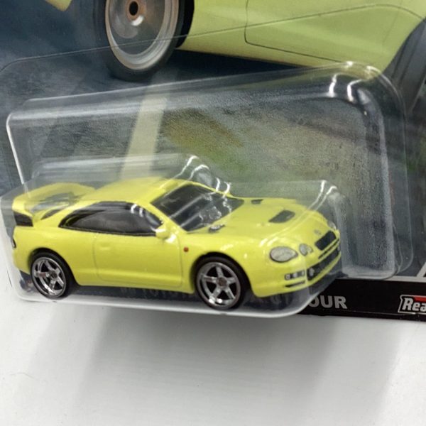 2023 Hot wheels car culture Mountain Drifters 95 Toyota Celica GT-Four 5 5 242G Hot on Sale