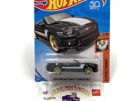 2018 Hot Wheels #291 2015 Ford Mustang GT Convertible 30D Online Hot Sale