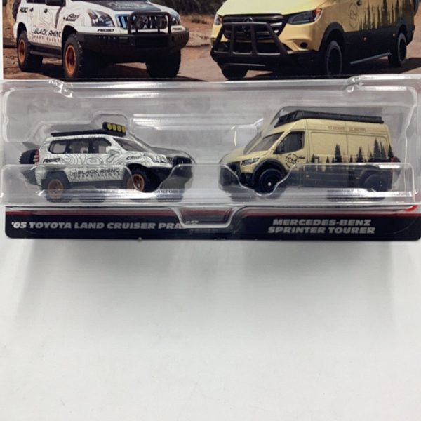 Hot wheels car culture team 2 pack target 05 Toyota Land Cruiser Prado Mercedes Benz Sprinter Tourer 282C Online