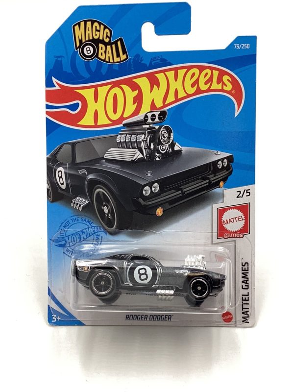 Hot Wheels super treasure hunt Rodger Dodger Magic 8 Ball “You got it” W  Protector Cheap