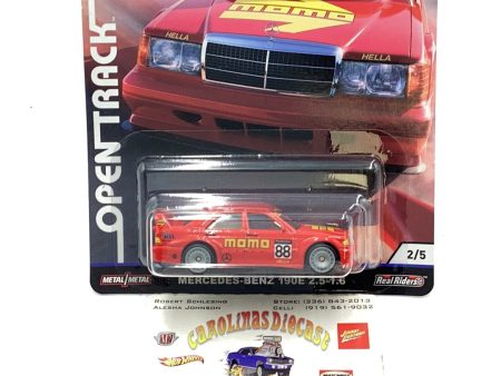 Hot Wheels Open Track #2 Mercedes Benz 190E 2.5-1.6 momo Online now