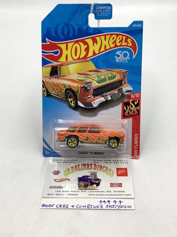 2018 Hot Wheels #349 Classic 55 Nomad Orange 5G Discount