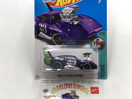 2017 Hot Wheels #103 Tooned Dodge Charger Daytona 57F Fashion