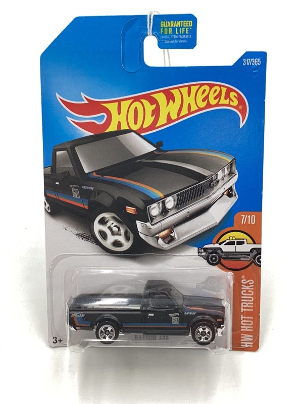 2017 Hot Wheels Hot Trucks #317 Datsun 620 Black 88D Discount