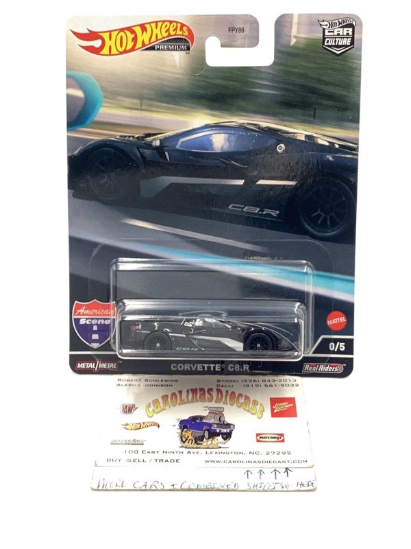 2022 Hot wheels Car Culture American Scene #0 Corvette C8.R Chase with protector on Sale