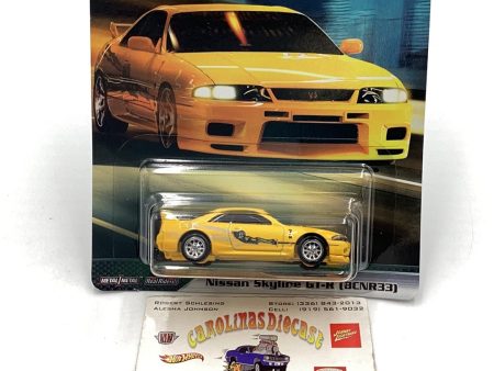 Hot wheels premium fast and furious Original Fast Nissan skyline GT-R bcnr33 5 5 with protector Supply