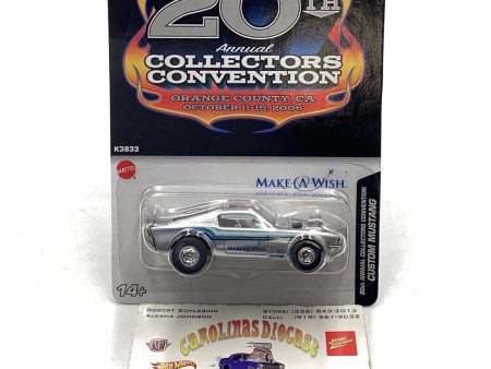 2006 Hot Wheels 20th Annual Convention Custom Mustang Make A Wish with protector on Sale