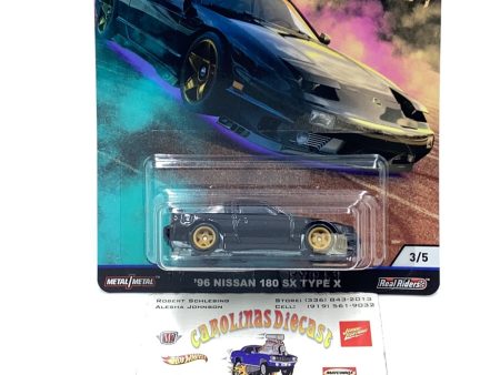 Hot wheels car culture Street Tuners #3 96 Nissan 180 SX Type X with protector Online Sale