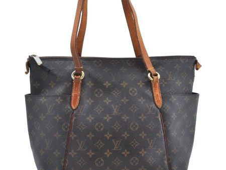 Authentic Louis Vuitton Monogram Totally MM Shoulder Tote Bag M41015 LV 6552G on Sale