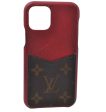 Authentic Louis Vuitton Monogram Bumper 11 Pro iPhone Case Red M69098 LV K6451 Discount